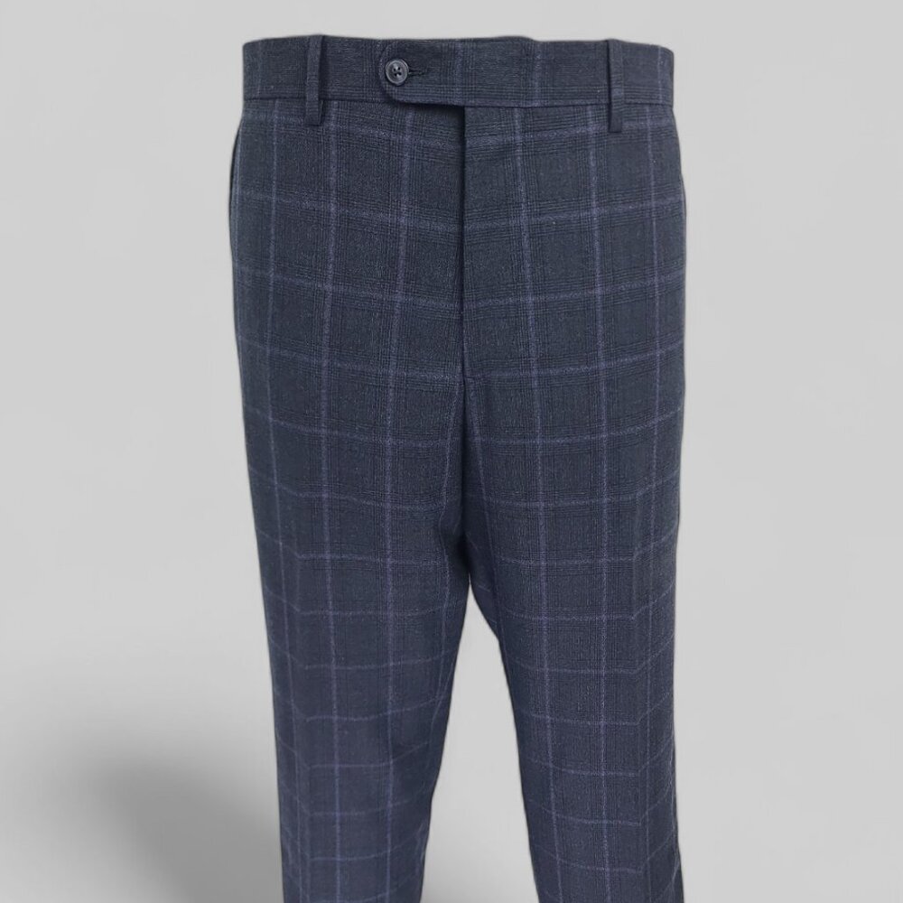 John W. Nordstrom JWN Wool Cashmere Blend Flat Front Dress Pants W36xL30.75